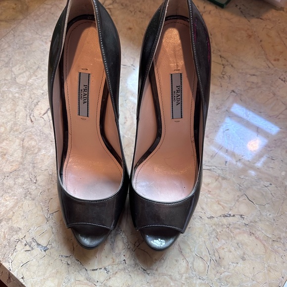 Prada Open Toe Heels - Picture 4 of 8